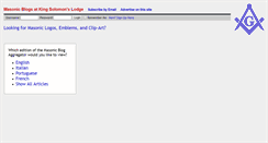 Desktop Screenshot of kingsolomonslodge.org